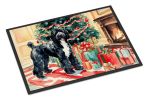 NEW Portuguese Water Dog Cozy Christmas Doormat Front Door Mat Indoor Outdoor Rugs for Entryway, Non Slip Washable Low Pile, 18H X 27W