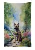 Belgian Malinois Spring Garden Kitchen Towel Dish Cloths Guest Hand Towel Decorative Bathroom Towel for Face,Tea, Dishcloth, Kitchen and Bath