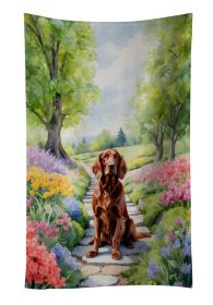 Irish Setter Spring Path Kitchen Towel Dish Cloths Guest Hand Towel Decorative Bathroom Towel for Face,Tea, Dishcloth, Kitchen and Bath