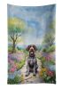 German Wirehaired Pointer Spring Path Kitchen Towel Dish Cloths Guest Hand Towel Decorative Bathroom Towel for Face,Tea, Dishcloth, Kitchen and Bath