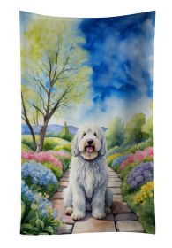 Komondor Spring Path Kitchen Towel Dish Cloths Guest Hand Towel Decorative Bathroom Towel for Face,Tea, Dishcloth, Kitchen and Bath