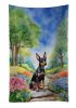 Manchester Terrier Spring Path Kitchen Towel Dish Cloths Guest Hand Towel Decorative Bathroom Towel for Face,Tea, Dishcloth, Kitchen and Bath