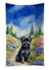Affenpinscher Spring Garden Kitchen Towel Dish Cloths Guest Hand Towel Decorative Bathroom Towel for Face,Tea, Dishcloth, Kitchen and Bath