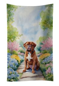 Dogue de Bordeaux Spring Path Kitchen Towel Dish Cloths Guest Hand Towel Decorative Bathroom Towel for Face,Tea, Dishcloth, Kitchen and Bath