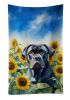 Cane Corso in Sunflowers Kitchen Towel Dish Cloths Guest Hand Towel Decorative Bathroom Towel for Face,Tea, Dishcloth, Kitchen and Bath