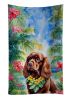 Sussex Spaniel Luau Kitchen Towel Dish Cloths Guest Hand Towel Decorative Bathroom Towel for Face,Tea, Dishcloth, Kitchen and Bath