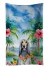 Afghan Hound Luau Kitchen Towel Dish Cloths Guest Hand Towel Decorative Bathroom Towel for Face,Tea, Dishcloth, Kitchen and Bath