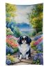 Japanese Chin Spring Path Kitchen Towel Dish Cloths Guest Hand Towel Decorative Bathroom Towel for Face,Tea, Dishcloth, Kitchen and Bath