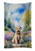 Wheaten Terrier Spring Path Kitchen Towel Dish Cloths Guest Hand Towel Decorative Bathroom Towel for Face,Tea, Dishcloth, Kitchen and Bath