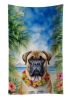 Bullmastiff Luau Kitchen Towel Dish Cloths Guest Hand Towel Decorative Bathroom Towel for Face,Tea, Dishcloth, Kitchen and Bath