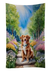 Nova Scotia Duck Tolling Retriever Spring Path Kitchen Towel Dish Cloths Guest Hand Towel Decorative Bathroom Towel for Face,Tea, Dishcloth, Kitchen a