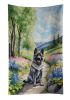 Norwegian Elkhound Spring Path Kitchen Towel Dish Cloths Guest Hand Towel Decorative Bathroom Towel for Face,Tea, Dishcloth, Kitchen and Bath