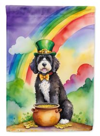Portuguese Water Dog St Patrick's Day Garden Flag Mailbox Flag Decorative Yard Flag Banner Outside Patio Artwork Yard Flower Beds, Garden Size, Multic