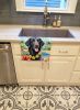 Curly-Coated Retriever Luau Kitchen Towel Dish Cloths Guest Hand Towel Decorative Bathroom Towel for Face,Tea, Dishcloth, Kitchen and Bath
