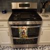 Wheaten Terrier in Sunflowers Kitchen Towel Dish Cloths Guest Hand Towel Decorative Bathroom Towel for Face,Tea, Dishcloth, Kitchen and Bath