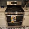 Goldendoodle in Sunflowers Kitchen Towel Dish Cloths Guest Hand Towel Decorative Bathroom Towel for Face,Tea, Dishcloth, Kitchen and Bath