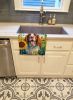 Welsh Springer Spaniel in Sunflowers Kitchen Towel Dish Cloths Guest Hand Towel Decorative Bathroom Towel for Face,Tea, Dishcloth, Kitchen and Bath