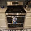Alaskan Malamute in Sunflowers Kitchen Towel Dish Cloths Guest Hand Towel Decorative Bathroom Towel for Face,Tea, Dishcloth, Kitchen and Bath
