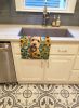 Wheaten Terrier in Sunflowers Kitchen Towel Dish Cloths Guest Hand Towel Decorative Bathroom Towel for Face,Tea, Dishcloth, Kitchen and Bath