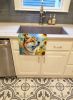 Akita in Sunflowers Kitchen Towel Dish Cloths Guest Hand Towel Decorative Bathroom Towel for Face,Tea, Dishcloth, Kitchen and Bath