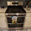 Maltese in Sunflowers Kitchen Towel Dish Cloths Guest Hand Towel Decorative Bathroom Towel for Face,Tea, Dishcloth, Kitchen and Bath