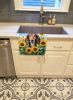 Saluki in Sunflowers Kitchen Towel Dish Cloths Guest Hand Towel Decorative Bathroom Towel for Face,Tea, Dishcloth, Kitchen and Bath