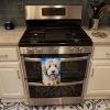 Old English Sheepdog in Sunflowers Kitchen Towel Dish Cloths Guest Hand Towel Decorative Bathroom Towel for Face,Tea, Dishcloth, Kitchen and Bath