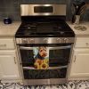 Welsh Terrier in Sunflowers Kitchen Towel Dish Cloths Guest Hand Towel Decorative Bathroom Towel for Face,Tea, Dishcloth, Kitchen and Bath