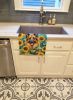 Belgian Tervuren in Sunflowers Kitchen Towel Dish Cloths Guest Hand Towel Decorative Bathroom Towel for Face,Tea, Dishcloth, Kitchen and Bath