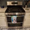 Old English Sheepdog Luau Kitchen Towel Dish Cloths Guest Hand Towel Decorative Bathroom Towel for Face,Tea, Dishcloth, Kitchen and Bath