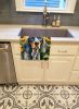 Bluetick Coonhound in Sunflowers Kitchen Towel Dish Cloths Guest Hand Towel Decorative Bathroom Towel for Face,Tea, Dishcloth, Kitchen and Bath