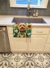Silky Terrier in Sunflowers Kitchen Towel Dish Cloths Guest Hand Towel Decorative Bathroom Towel for Face,Tea, Dishcloth, Kitchen and Bath