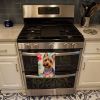 Silky Terrier Luau Kitchen Towel Dish Cloths Guest Hand Towel Decorative Bathroom Towel for Face,Tea, Dishcloth, Kitchen and Bath