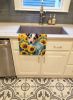 Jack Russell Terrier in Sunflowers Kitchen Towel Dish Cloths Guest Hand Towel Decorative Bathroom Towel for Face,Tea, Dishcloth, Kitchen and Bath