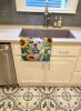 American Bulldog in Sunflowers Kitchen Towel Dish Cloths Guest Hand Towel Decorative Bathroom Towel for Face,Tea, Dishcloth, Kitchen and Bath