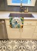American Eskimo in Sunflowers Kitchen Towel Dish Cloths Guest Hand Towel Decorative Bathroom Towel for Face,Tea, Dishcloth, Kitchen and Bath