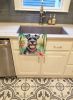 Schnauzer Luau Kitchen Towel Dish Cloths Guest Hand Towel Decorative Bathroom Towel for Face,Tea, Dishcloth, Kitchen and Bath