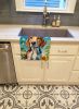 American Foxhound in Sunflowers Kitchen Towel Dish Cloths Guest Hand Towel Decorative Bathroom Towel for Face,Tea, Dishcloth, Kitchen and Bath