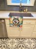Alaskan Malamute Luau Kitchen Towel Dish Cloths Guest Hand Towel Decorative Bathroom Towel for Face,Tea, Dishcloth, Kitchen and Bath