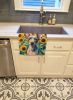 American Hairless Terrier in Sunflowers Kitchen Towel Dish Cloths Guest Hand Towel Decorative Bathroom Towel for Face,Tea, Dishcloth, Kitchen and Bath