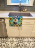 Schnauzer in Sunflowers Kitchen Towel Dish Cloths Guest Hand Towel Decorative Bathroom Towel for Face,Tea, Dishcloth, Kitchen and Bath