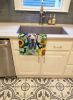 Weimaraner in Sunflowers Kitchen Towel Dish Cloths Guest Hand Towel Decorative Bathroom Towel for Face,Tea, Dishcloth, Kitchen and Bath