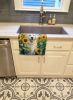 Kuvasz in Sunflowers Kitchen Towel Dish Cloths Guest Hand Towel Decorative Bathroom Towel for Face,Tea, Dishcloth, Kitchen and Bath