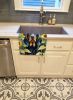 Black and Tan Coonhound in Sunflowers Kitchen Towel Dish Cloths Guest Hand Towel Decorative Bathroom Towel for Face,Tea, Dishcloth, Kitchen and Bath