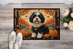 NEW Havanese Fall Doormat Front Door Mat Indoor Outdoor Rugs for Entryway, Non Slip Washable Low Pile, 18H X 27W