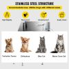 VEVOR 34" Pet Grooming Tub Stainless Steel Dog Wash Station Pet Washing Station and Dog Bath Tub Water-Resistant Grooming Tub for Dogs with Removable
