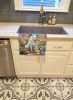 Samoyed Spring Path Kitchen Towel Dish Cloths Guest Hand Towel Decorative Bathroom Towel for Face,Tea, Dishcloth, Kitchen and Bath