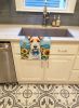 Fox Terrier in Sunflowers Kitchen Towel Dish Cloths Guest Hand Towel Decorative Bathroom Towel for Face,Tea, Dishcloth, Kitchen and Bath