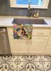 Australian Terrier Spring Garden Kitchen Towel Dish Cloths Guest Hand Towel Decorative Bathroom Towel for Face,Tea, Dishcloth, Kitchen and Bath