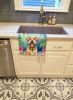 Wheaten Terrier Luau Kitchen Towel Dish Cloths Guest Hand Towel Decorative Bathroom Towel for Face,Tea, Dishcloth, Kitchen and Bath